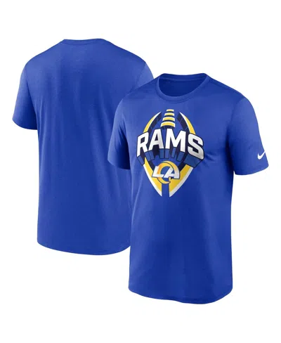 NIKE MEN'S ROYAL LOS ANGELES RAMS LEGEND ICON PERFORMANCE T-SHIRT