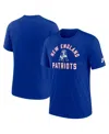 Nike Royal New England Patriots Favorable Timeline Tri-blend T-shirt In Blue