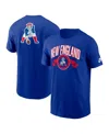 Nike Royal New England Patriots Rewind Front And Back Hit Essential T-shirt In Blue
