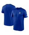 Nike Royal New England Patriots Sideline Alt Pack Small Logo Legend Performance T-shirt In Blue