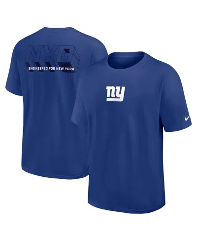Nike Royal New York Giants Dominate The Game Essential Max90 T-shirt In Blue
