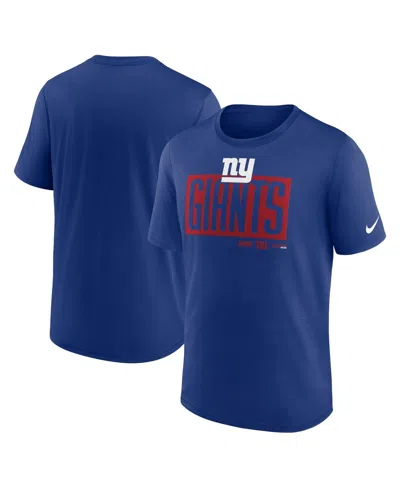 Nike Men's Royal New York Giants Exceed Performance T-shirt