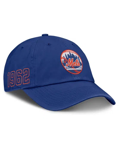 Nike Men's Royal New York Mets Cooperstown Club Adjustable Hat In Blue