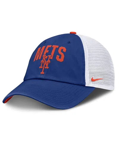 Nike Men's Royal New York Mets Primetime Club Adjustable Trucker Hat In Blue