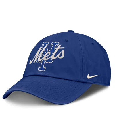 NIKE MEN'S ROYAL NEW YORK METS STATEMENT CLUB ADJUSTABLE HAT