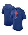 Nike Men's Royal Philadelphia Phillies Tri-blend Performance Hoodie T-shirt In Royal