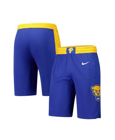Nike Men's Royal Pitt Panthers Replica Performance Basketball Shorts In Multi