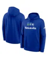 Nike Seattle Seahawks Best Season Rewind Club  Men's Nfl Pullover Hoodie In Blue