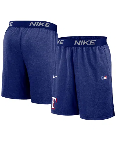 Nike Men's Royal Texas Rangers Authentic Collection Performance Knit Shorts