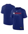 Nike Texas Rangers Authentic Collection Pregame  Men's Dri-fit Mlb T-shirt In Blue