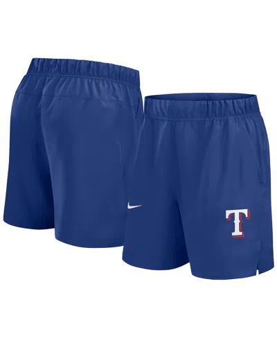 Nike Men's Royal Texas Rangers Woven Victory Performance Shorts