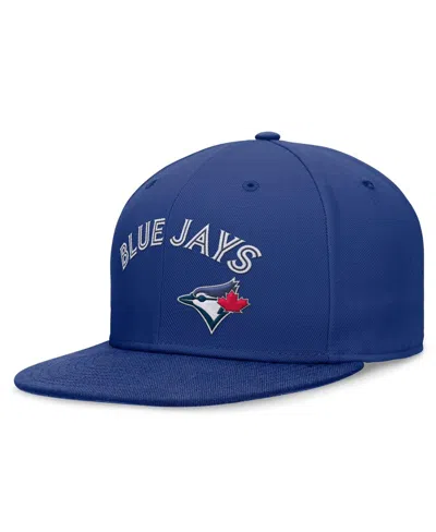 Nike Men's Royal Toronto Blue Jays Evergreen Performance Fitted Hat In Rush Blue