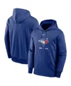 Nike Men's Royal Toronto Blue Jays Legacy Performance Pullover Hoodie In Blue
