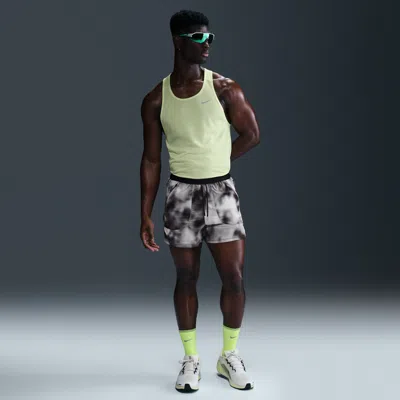 Nike Men's Running Division Breathe Dri-fit Adv 4" Brief-lined Running Shorts In Black