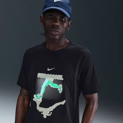 Nike Men's Running T-shirt In Black