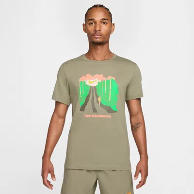 Nike Men's Running T-shirt In Green