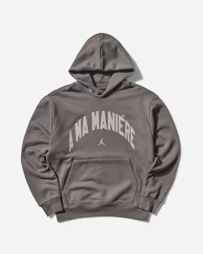 Nike Men S A Ma Maniére Logo Hoodie Flat Pewter In Grey