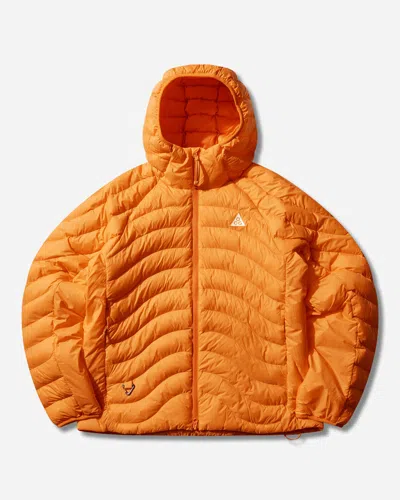 Nike Men S Acg  Lava Flow  Therma-fit Adv Jacket Safety Orange