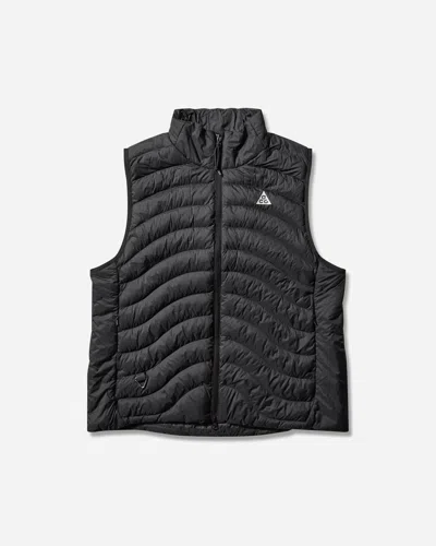 Nike Lava Flow Therma-fit Adv Quilted Gilet In Black