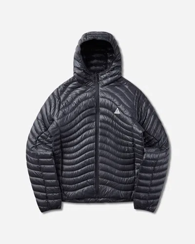Nike Men S Acg Lava Flow Therma-fit Adv Ultralight Down Jacket In Black