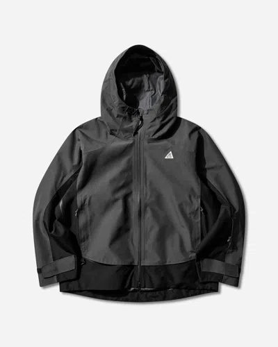 Nike Men S Acg Mystery Lights Snow Jacket Anthracite / In Black