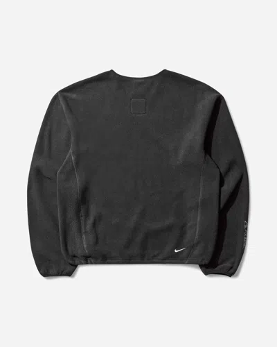 Nike Men S Acg  Wolf Tree  All-over Crewneck Sweatshirt In Black