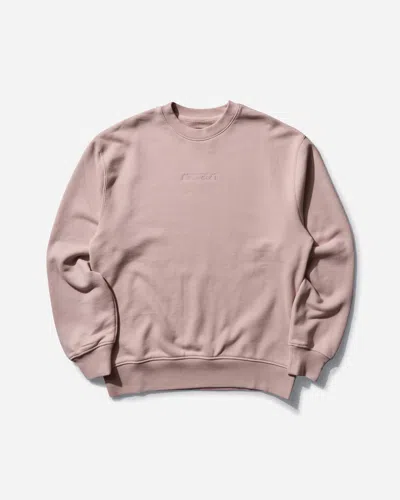 Nike Men S Air Jordan Wordmark Fleece Crewneck Sweatshirt In Pink