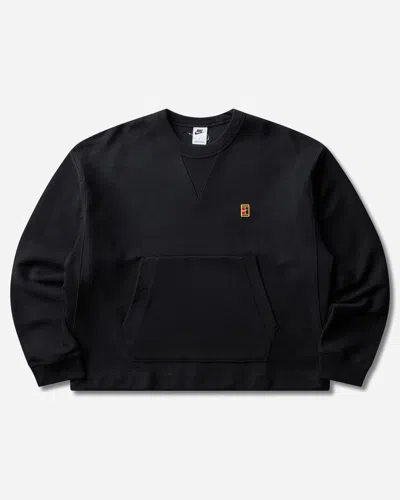 Nike Men S Club Rules French Terry Crewneck Sweatshirt In Black
