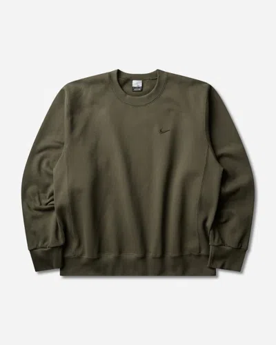Nike Men S Energy Crewneck Sweatshirt Cargo Khaki In Green