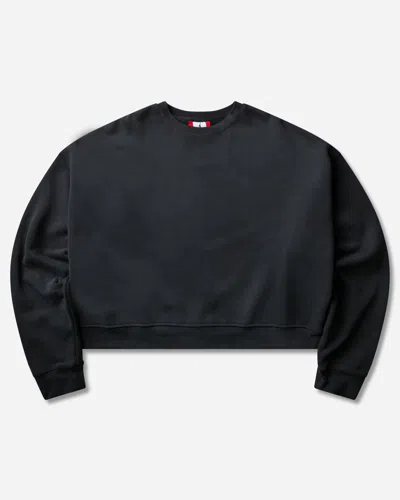 Nike Men S In1house Crop Crewneck Sweatshirt In Black