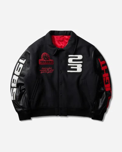 Nike Men S Jordan Flight Varsity Jacket In Black