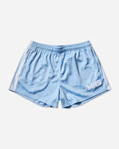 Nike Men S Martine Rose Football Shorts Psychic Blue