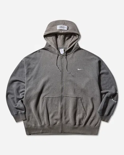 Nike Men S Martine Rose Full-zip Hoodie Charcoal Heather In Gray