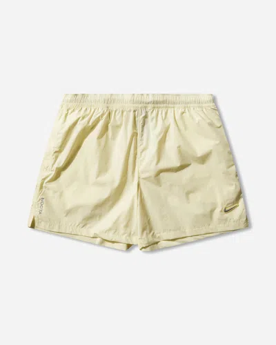 Nike Men S Nocta Cardinal Nylon Shorts Cargo Alabaster In Gold