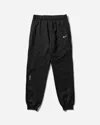 Nike Casual Sports Logo Solid Color Bundle Feet Pants Black In Multicolor
