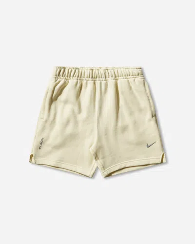 Nike Men S Nocta Fleece Shorts Alabaster In Gold