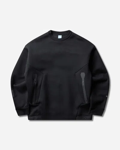 Nike Men S Nocta Trapeziud-cut Crewneck Sweatshirt In Black
