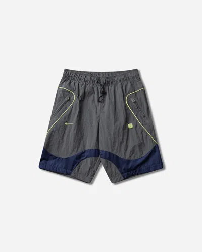 Nike Men S Shox Woven Shorts Iron Grey / Midnight Navy In Black