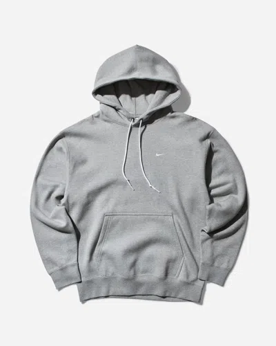Nike Men S Solo Swoosh Hoodie Dark Grey Heather In Multicolor