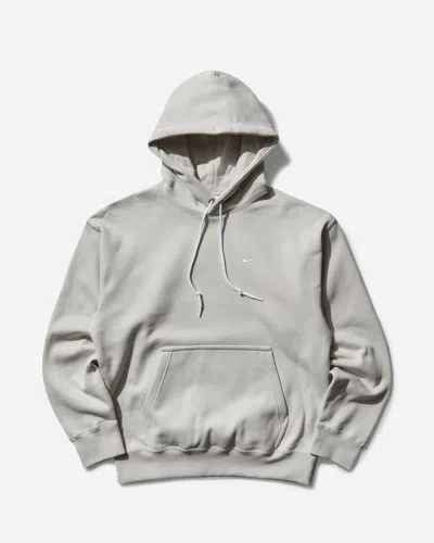 Nike Men S Solo Swoosh Hoodie Light Bone In White