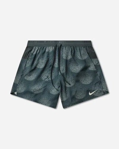 Nike Men S Stride Dri-fit 5in Brief-lined Running Shorts Black Spruce In Blue