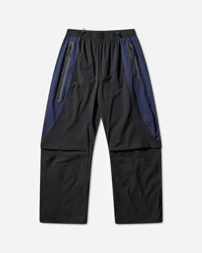 Nike Tech Wide-leg Colour-block Dri-fit Track Pants In Black