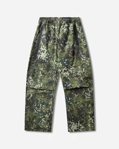 Nike Men S Tech Dri-fit Woven Pro Pants Silver Sage / Black In Green