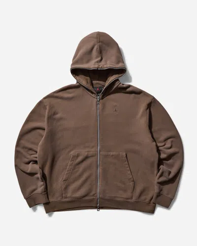 Nike Men S Travis Scott Full-zip Hoodie Palomino In Beige