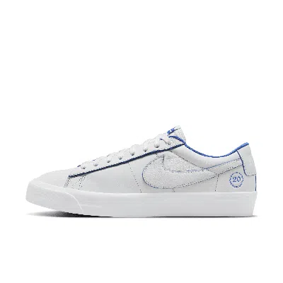 Nike Men's  Sb Blazer Low Pro Gt Premium Shoes In White