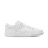 Nike Men's Sb Dunk Low Pro Orange Label Sneaker In White In White
