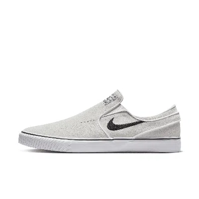 Nike Men's  Sb Janoski+ Slip Skate Shoes In Gray