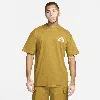 Nike Men's  Sb Logo Skate T-shirt In Brown