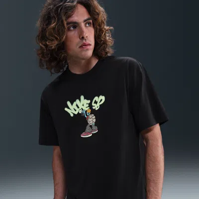 Nike Men's  Sb Max90 Skate T-shirt In Black