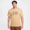 Nike Sb Max90 Spray Can Shirt In Sesame In Brown